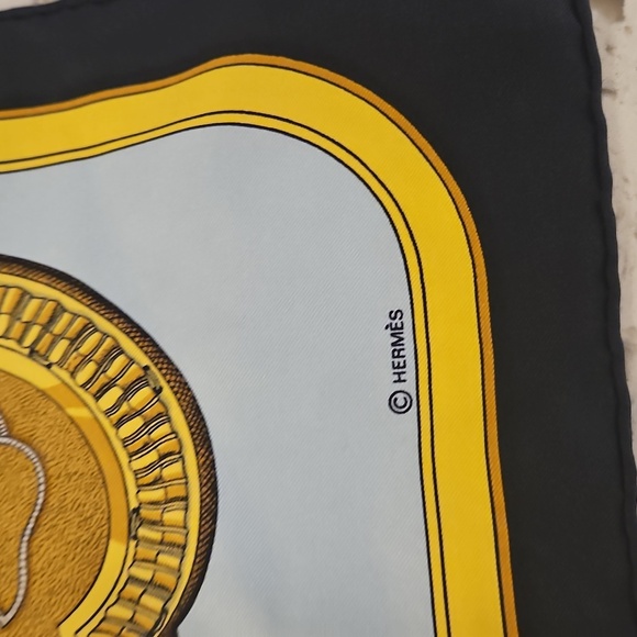 Hermès Paris Silk Scarf with Equestrian Design - Picture 6 of 8